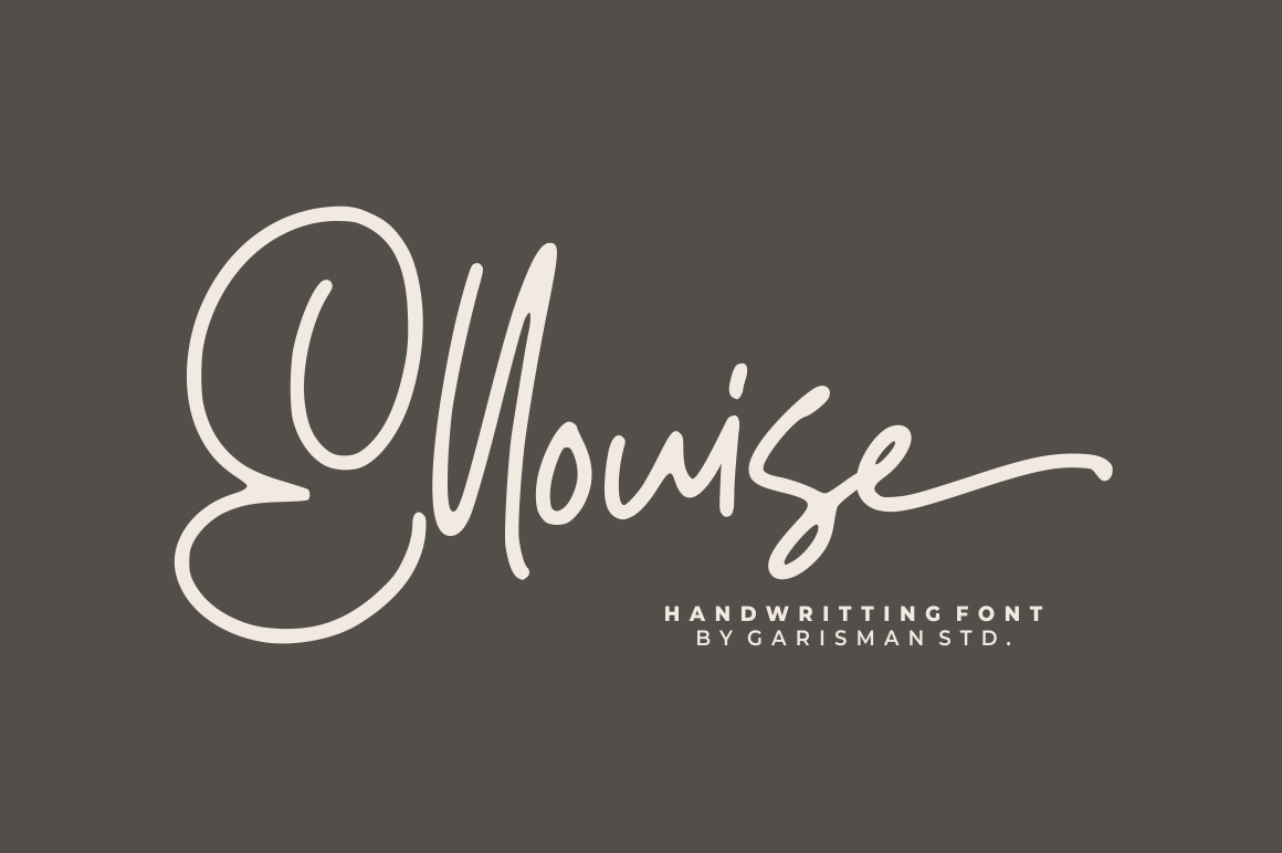 Ellouise - Handwritten Font Ellouise - Handwritten Font