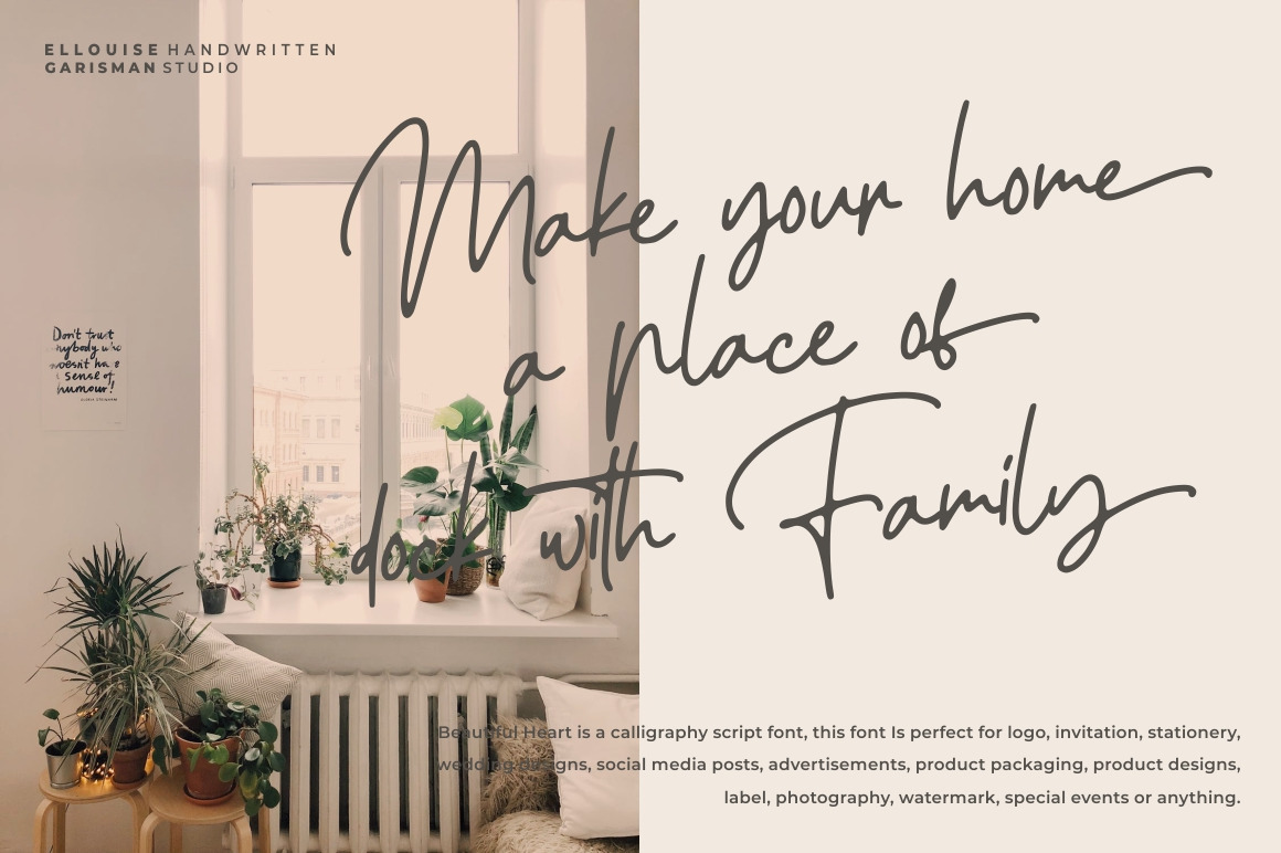 Ellouise - Handwritten Font Ellouise - Handwritten Font