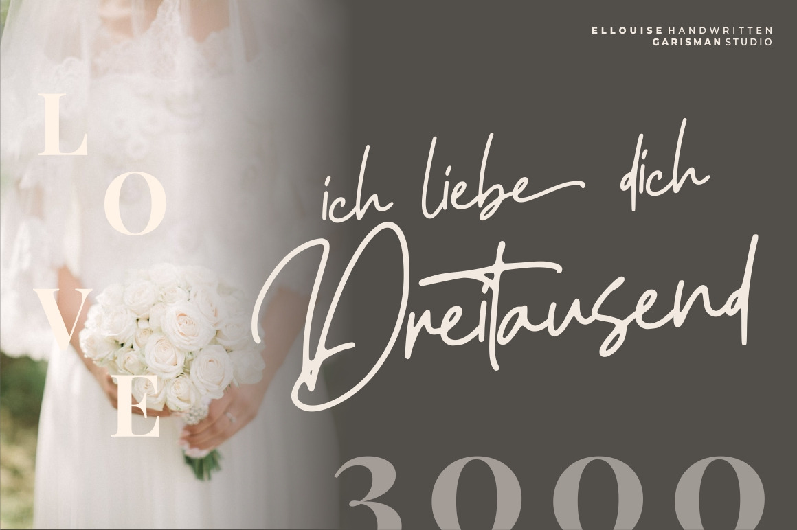 Ellouise - Handwritten Font