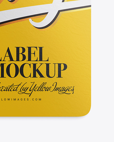 Textured Label Mockup