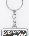 Metallic Keychain Mockup