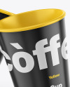 Glossy Coffee Cup Mockup