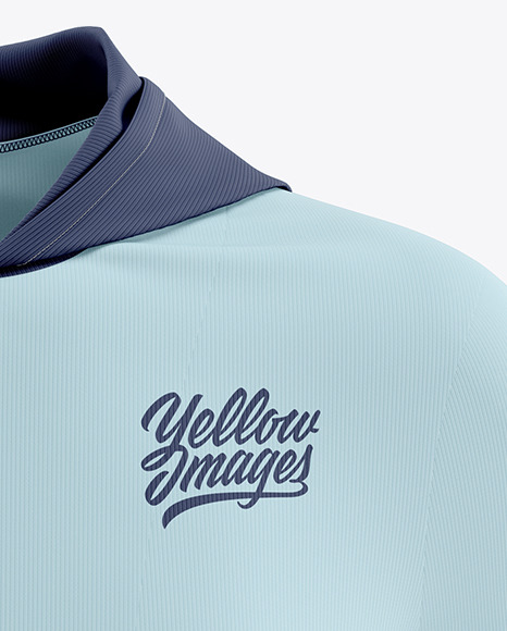 Women's Half-Zip Hoodie Mockup
