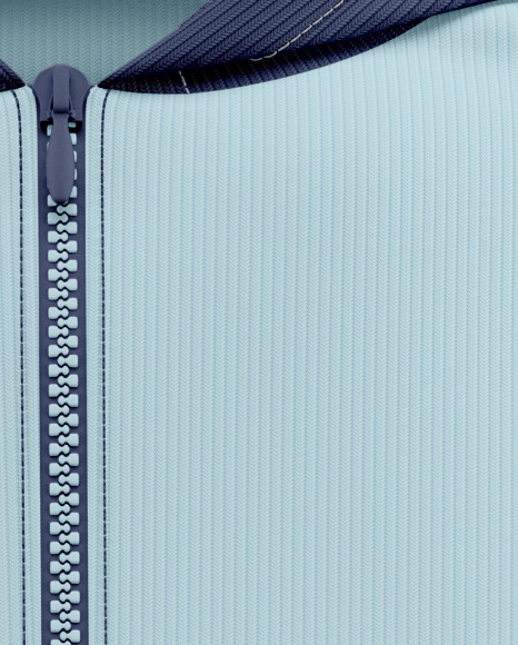 Women's Half-Zip Hoodie Mockup