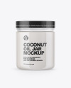 Clear Cosmetic Jar Mockup