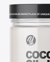 Clear Cosmetic Jar Mockup