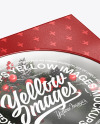 Box with Christmas Wreath Mockup Box with Christmas Wreath Mockup