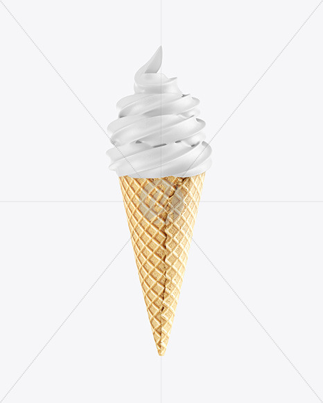 Ice Cream Cone Mockup