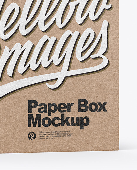 Two Kraft Boxes Mockup