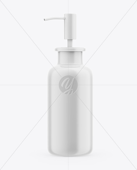 Matte Cosmetic Bottle Mockup