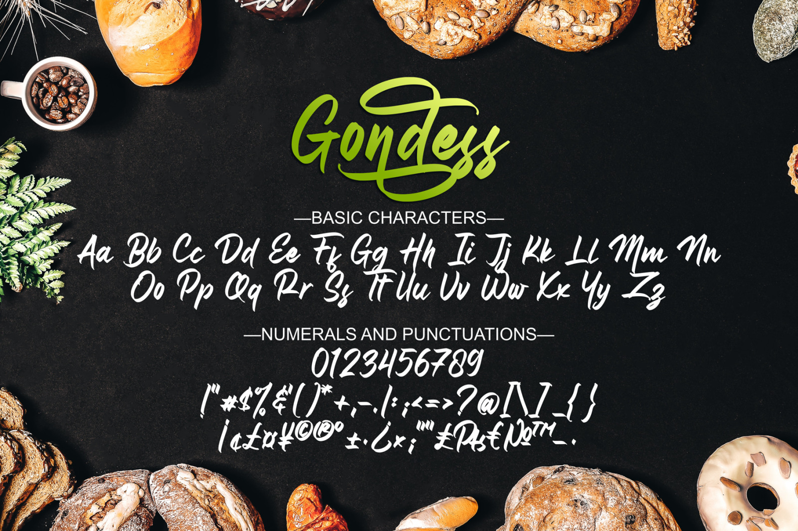 Gondess - Handwritten Script Font Gondess - Handwritten Script Font