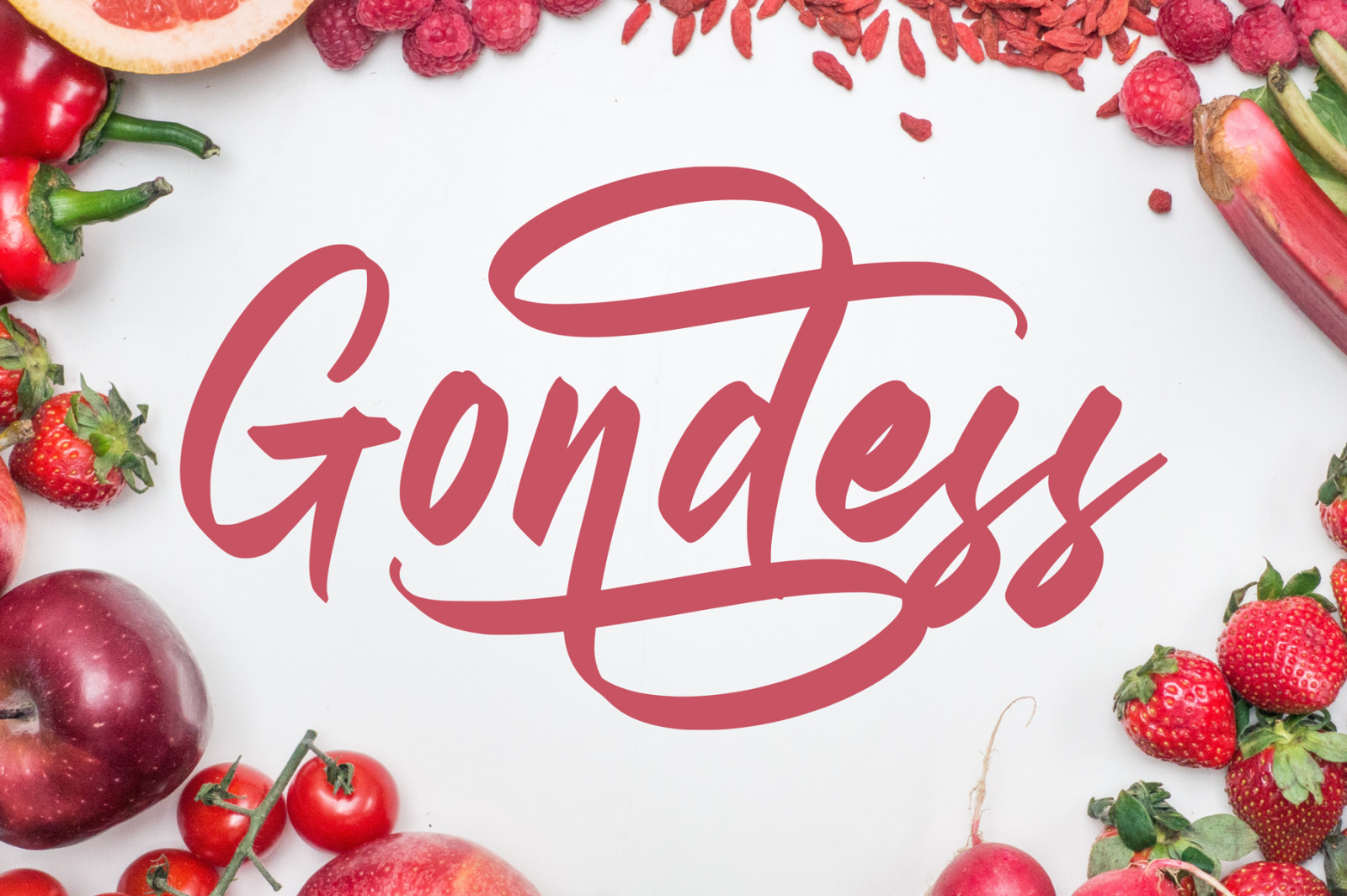 Gondess - Handwritten Script Font Gondess - Handwritten Script Font