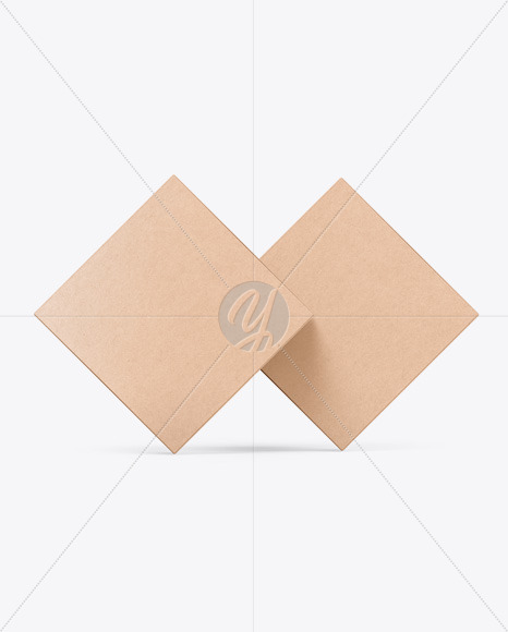 Two Kraft Boxes Mockup