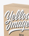 Kraft Paper Box Mockup