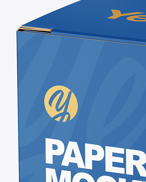 Paper Box Mockup