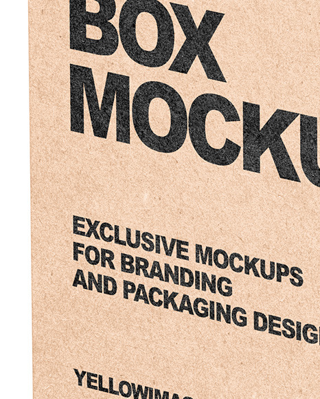 Kraft Box Mockup