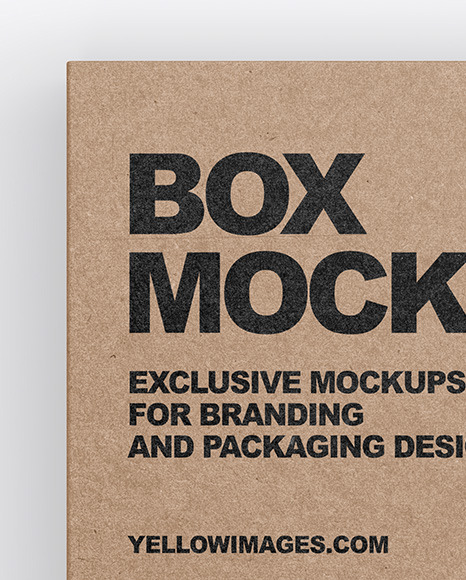 Kraft Box Mockup