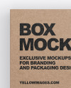 Kraft Box Mockup