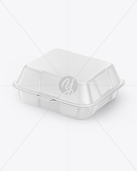 Glossy Tray with Paper Label Mockup