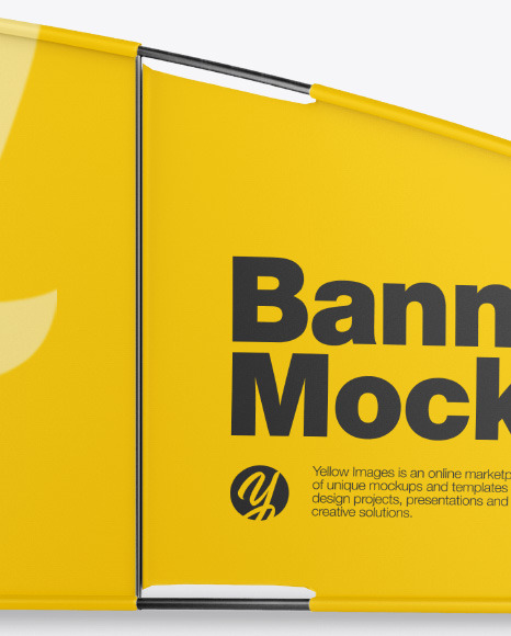 Matte Banner Mockup