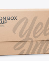 Carton Kraft Box Mockup