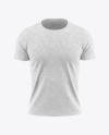 Melange Men's Raglan T-Shirt Mockup