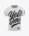 Melange Men's Raglan T-Shirt Mockup