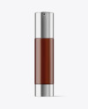 Amber Airless Pump Bottle Mockup Amber Airless Pump Bottle Mockup