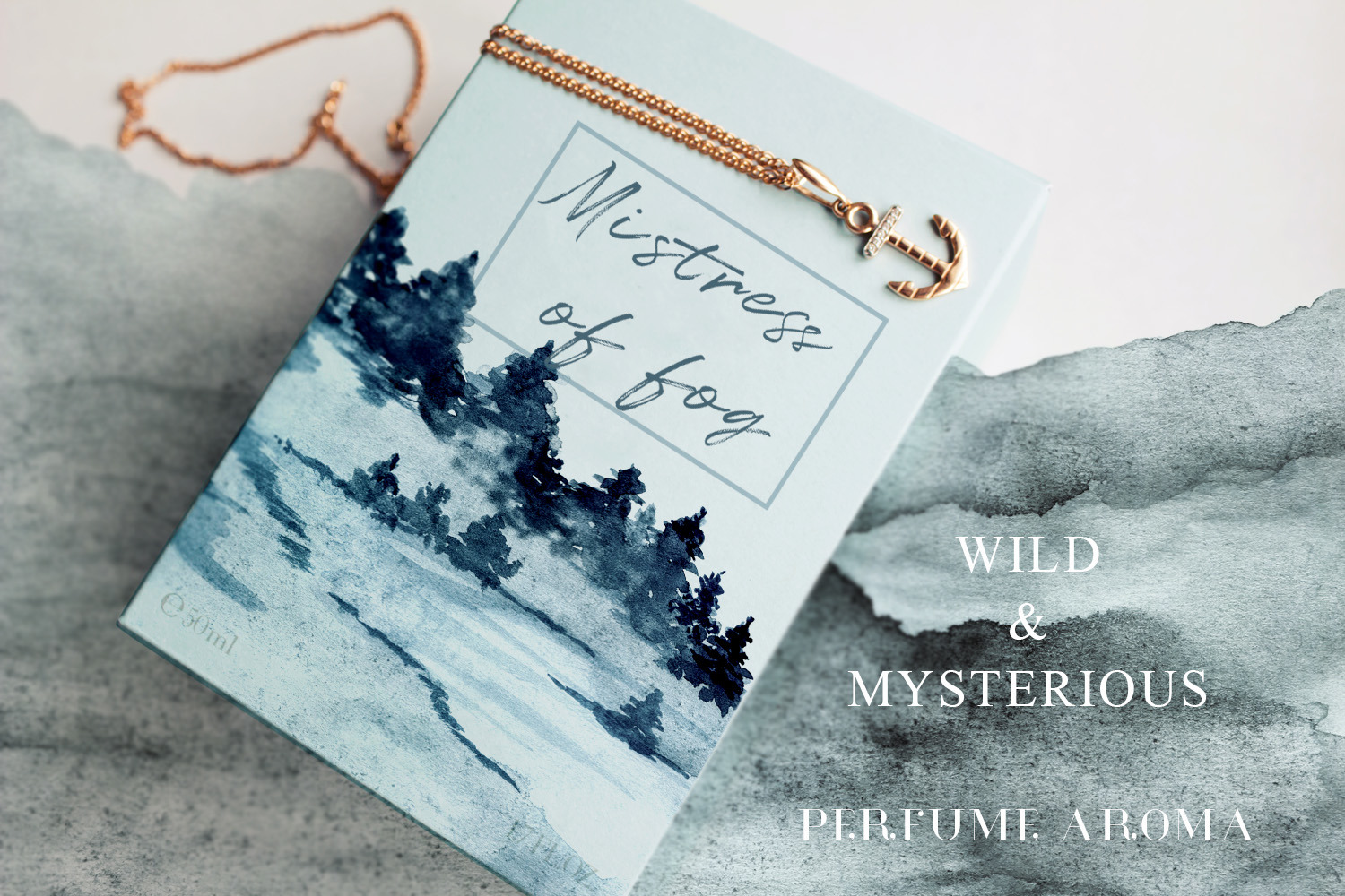 Misty forest watercolor textures set Misty forest watercolor textures set