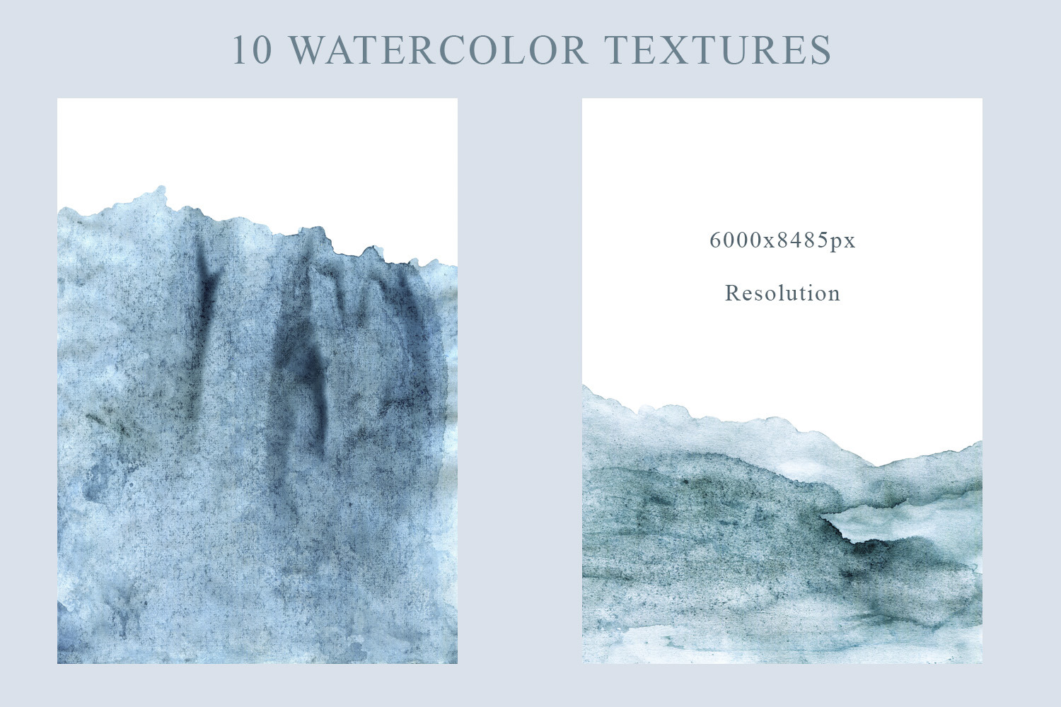 Misty forest watercolor textures set Misty forest watercolor textures set