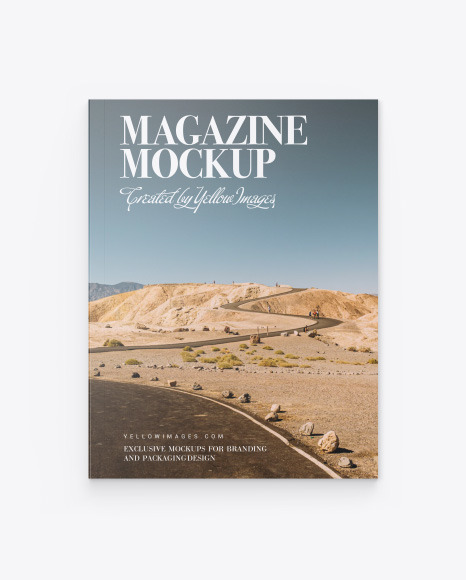 Matte Magazine Mockup