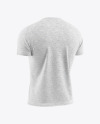 Melange Men's Raglan T-Shirt Mockup