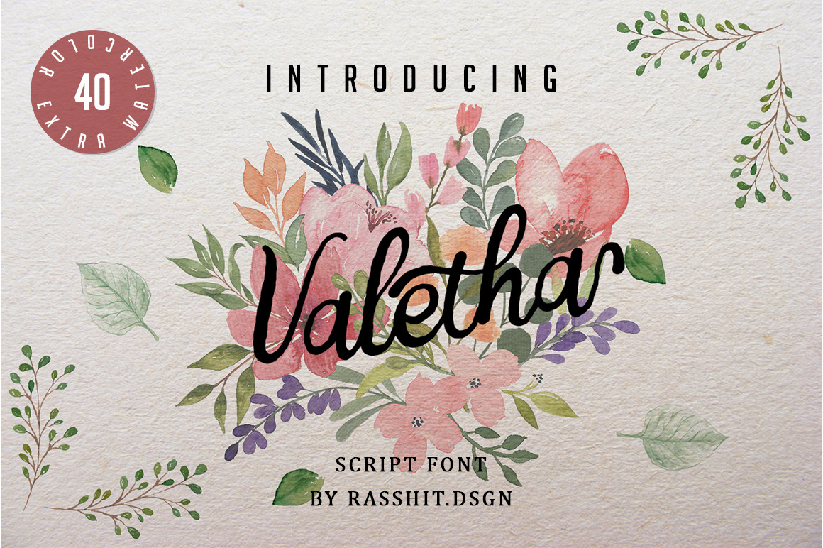 Valetha Font Valetha Font