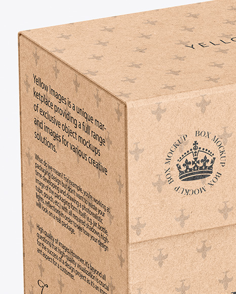 Kraft Box Mockup