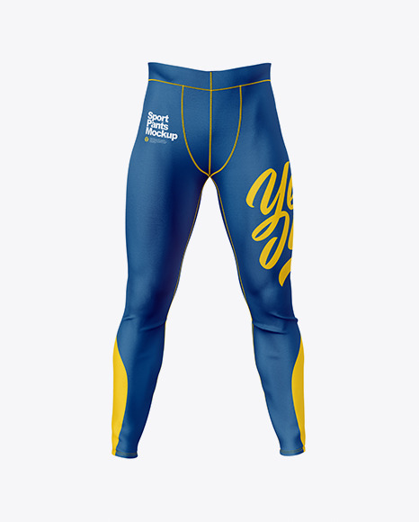 Compression Trousers Mockup – Front View