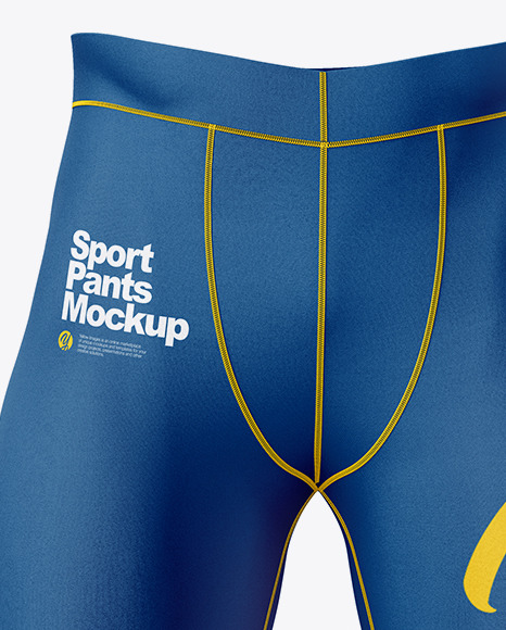 Compression Trousers Mockup – Front View