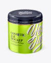 Metallic Cosmetic Jar Mockup Metallic Cosmetic Jar Mockup