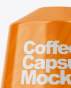 Glossy Coffee Capsule Mockup