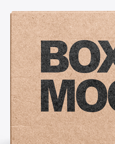 Kraft Box Mockup