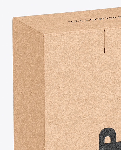 Kraft Box Mockup