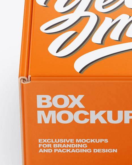 Paper Box Mockup