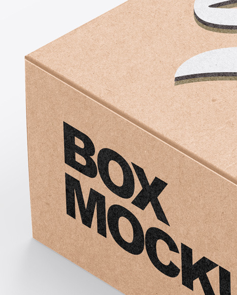 Kraft Box Mockup