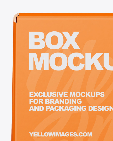 Paper Box Mockup