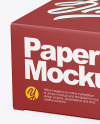 Paper Box Mockup