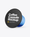 Matte Metallic Coffee Capsule Mockup