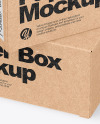 Two Kraft Boxes Mockup