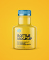 Empty Clear Plastic Bottle Mockup