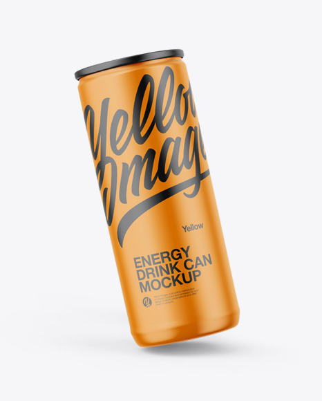 Matte Can Mockup - Beer can mockup