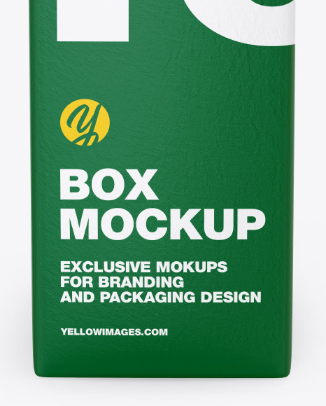 Textured Paper Box Mockup