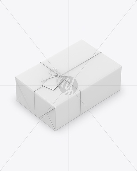 Gift Paper Box Mockup